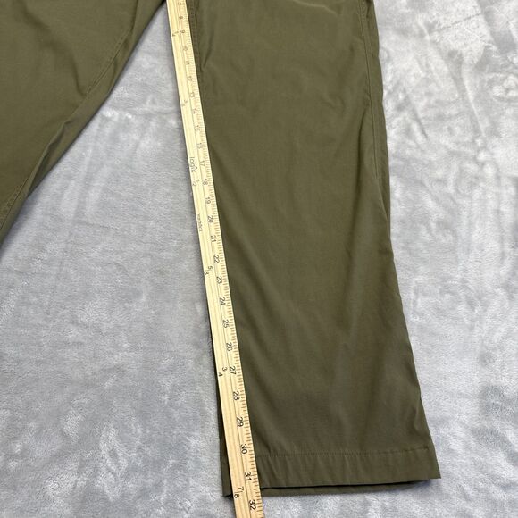 Eddie Bauer Men's Guide Pro Pants Size 36x32 Olive Green Nylon Spandex Stretch - Picture 4 of 9